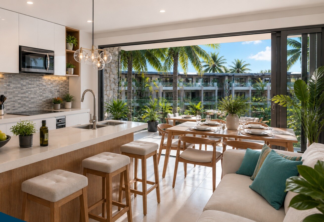 Kitchen & living